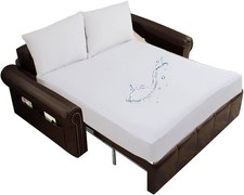 Waterproof Sleeper Sofa Full Mattress (54x72), White