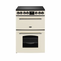 Belling Farmhouse 60cm Electric Range Cooker 4 Hob Cream 60E Grade C