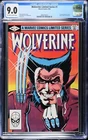 Marvel Comics Limited Series Wolverine #1, 1982 CGC Graded 9.0