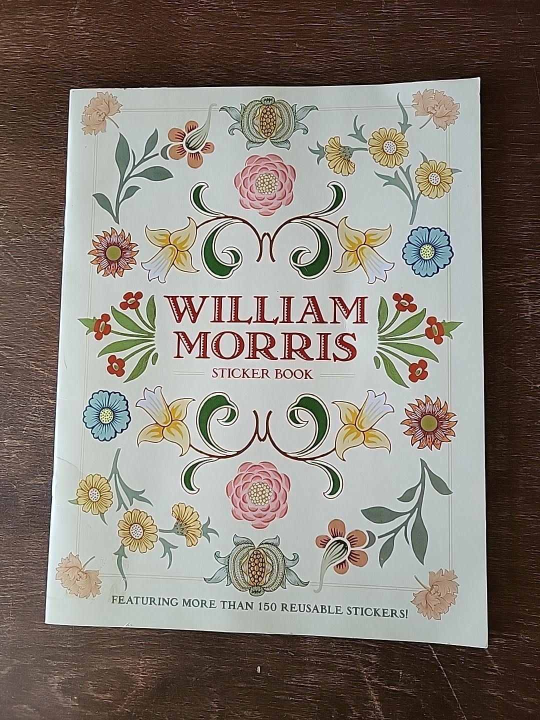 William Morris Sticker Book, 2023, Over 150 Reusable Stickers