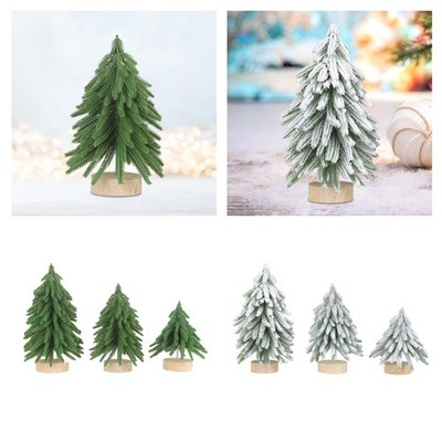 Zedernbaum beflockt Christbaumschmuck Herzstück rustikal künstlich