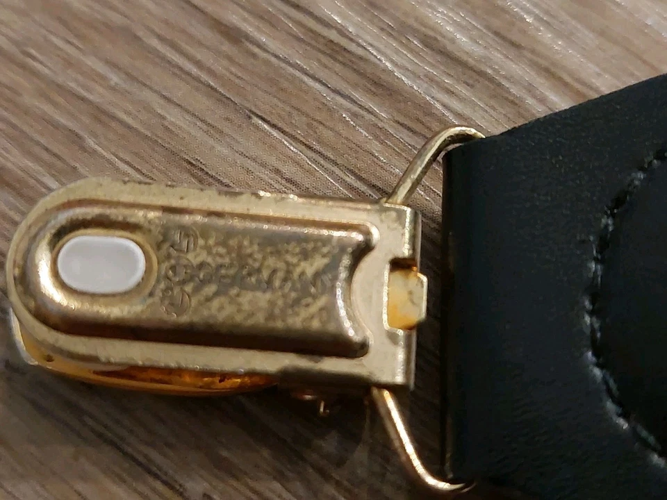 Tirantes CAS Alemania - Rayas granate y azul marino - Herrajes dorados con clip - 50 Foto 3 de 3