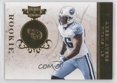 2011 Panini Plates & Patches Infinity Gold 25/50 Akeem Ayers #105 Rookie RC 0e5
