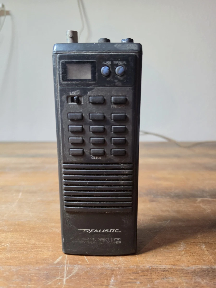 Scanner Radio Realistic PRO-2011 – 20 Canaux – UHF/VHF – Fonctionnel – Japon