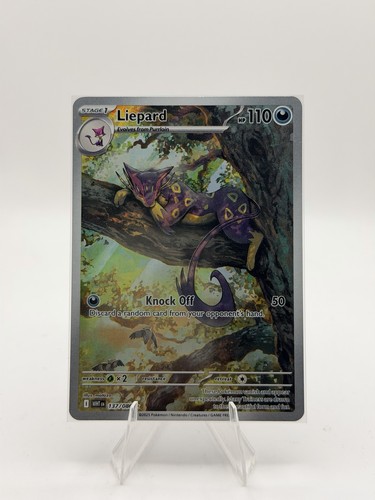 Liepard 137/086 Illustration Rare White Flare Pokemon Holo Near Mint
