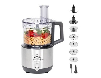 GE 12 CUP FOOD PROCESSOR STAINLESS STEEL 2 SPECIALTY SHREDDER BLADES