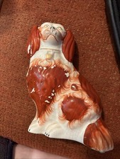 Staffordshire King Charles Spaniel Dog, In Good Condition Unmarked