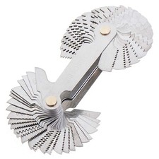 Metric  Imperial Screw Gauge SAE Whitworth 55   60  Thread Pitch Gauge