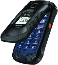 NEW E4830 Duraxe Epic At T/T-Mobile Flip Phone 16GB Rugged 4G LTE Black 2 Year