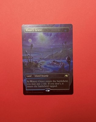Watery Grave (Borderless) (Galaxy Foil) Unfinity Foil | eBay