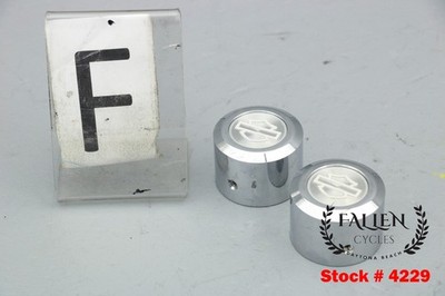 2015 Harley Dyna Switchback Front Axle Bolt Cover BAR & SHIELD CHROME #4229