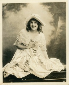 Silent movie star June Caprice ORIGINAL photo 1910s WW1 era 8x10 Fox Film