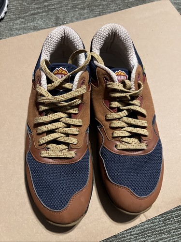 Lems Trailhead Blue Brown Sequoia Leather Hiking Shoes Women’s Size 11B - Picture 3 of 15