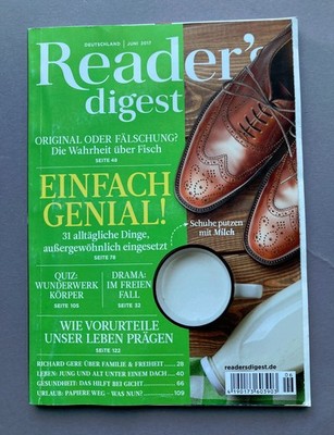 Readers Digest Magazin 2017 Reader s Digest Deutschland Ausgabe Juni Klassiker