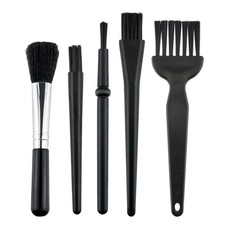Juxiamal 5 PCS Mini Keyboard Cleaning Brushes Kit, PP Handle Nylon Anti Black