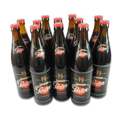 (3,63 /1l) Lausitzer Porter Schwarzes (Schwarzbier / 12 Flaschen à 0,5 l / 4,4 %