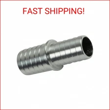 ICT Billet 5/8" to 3/4" Inch Hose Barb Splice Coupler Reducer Repair Fitting Ada