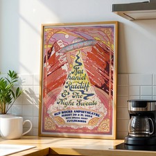 Nathaniel Rateliff & The Night Sweats Red Rocks 2024 Concert Poster