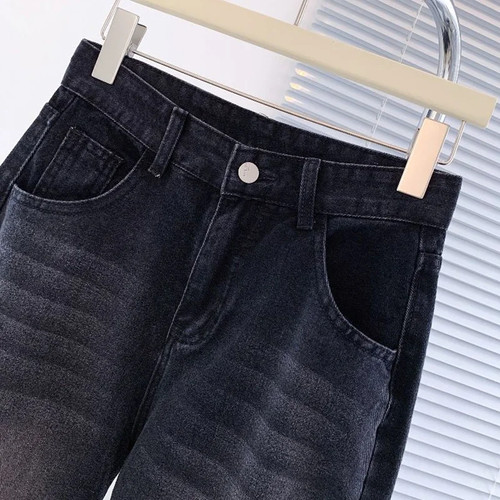 Winter Lady Thermal Plush High Waist Jeans Girls Snow Warm Fleece Denim Pants Fe - Picture 5 of 10