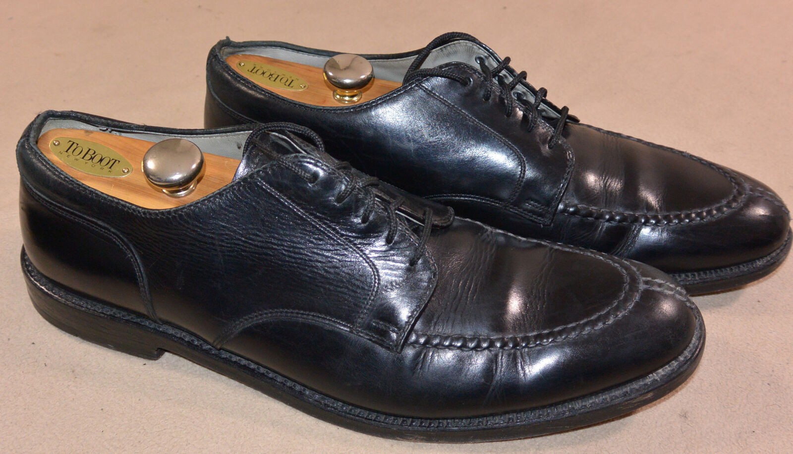Alden 924 Black Calfskin Norwegian Front Blucher