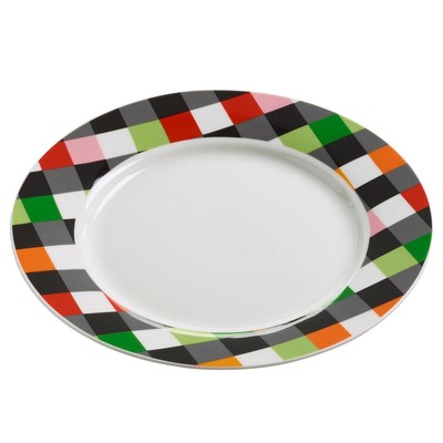 Frühstücksteller ABSTRACTION Square weiß bunt H 2,5cm Maxwell & Williams WA
