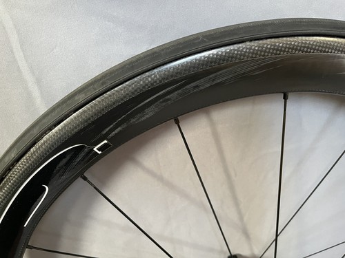 HED Carbon Wheelset 700c Tubular 130/100mm 9mm QR Rim 11 Speed Bladed - Picture 14 of 16