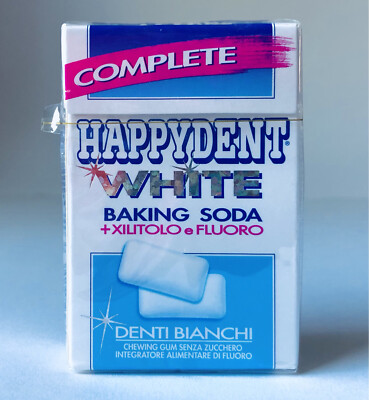 ITALY Vintage 2005 Perfetti HAPPYDENT WHITE Gum Box Pack SEALED candy container