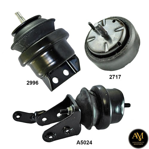 Engine Mounts & Transmission Mount 3PCS For Lincoln Continental 97-95 V8-4.6L - Picture 6 of 6