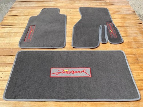 For Pontiac Firehawk gray floor mats carpets front/rear deck mat 93-99 - Picture 8 of 8