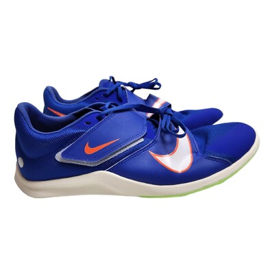 ✅ Nike Zoom Rival‎ Track Field Jump Spikes Blue Orange DR2756-400 Men Sz 9.5 NIKE ZOOM RIVAL JUMP TRACK & FIELD SPIKES RACER BLUE ORANGE  main image 3