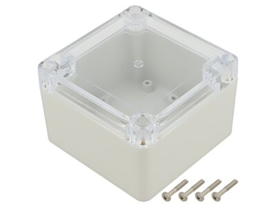 ZP90.90.60JPH TM ABS-PC Gehäuse: universell X: 90mm Y: 90mm Z: 60mm mit Messingh