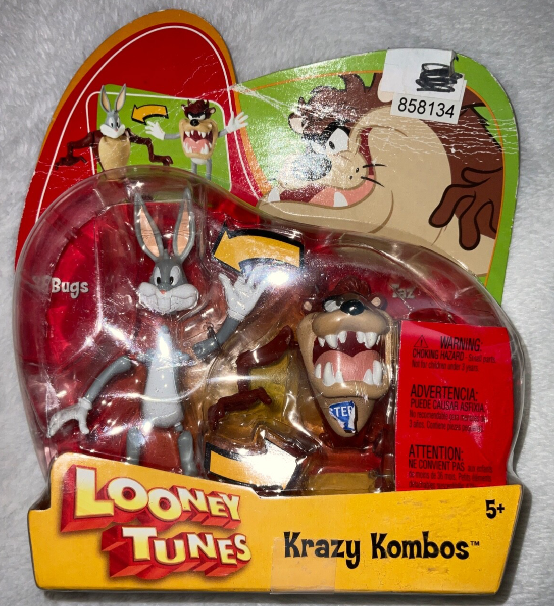Mattel Looney Tunes Krazy Kombos Bugs Bunny & Taz 2003 Combos