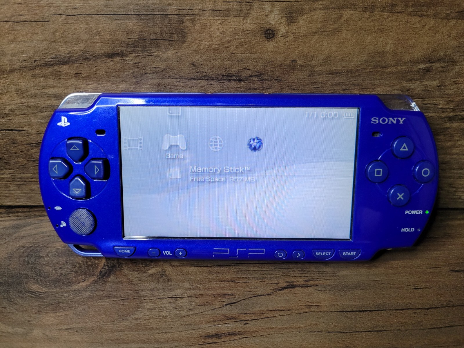 Sony PSP 1000 Launch Edition 1GB Metallic Blue ( READ DESCRIPTION