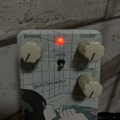 Animals Pedal Custom Illustrated 030 BATH TIME REVERB by Animals Pedal Custom Illustrated 030 BATH TIME REVERB by