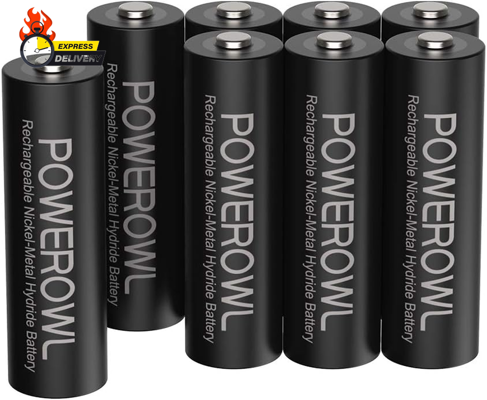 Rechargeable AA Batteries,2800Mah High Capacity Batteries 1.2V Nimh Low Self Dis-image