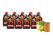 9L Motul 8100 X-CESS 5W40 Mann Filter Motor Oil Change Kit For BMW F02 750Li 4.4