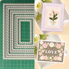 Frame Metal Cutting Dies Scrapbooking Paper Crafts Embossing Stencil Die Cut