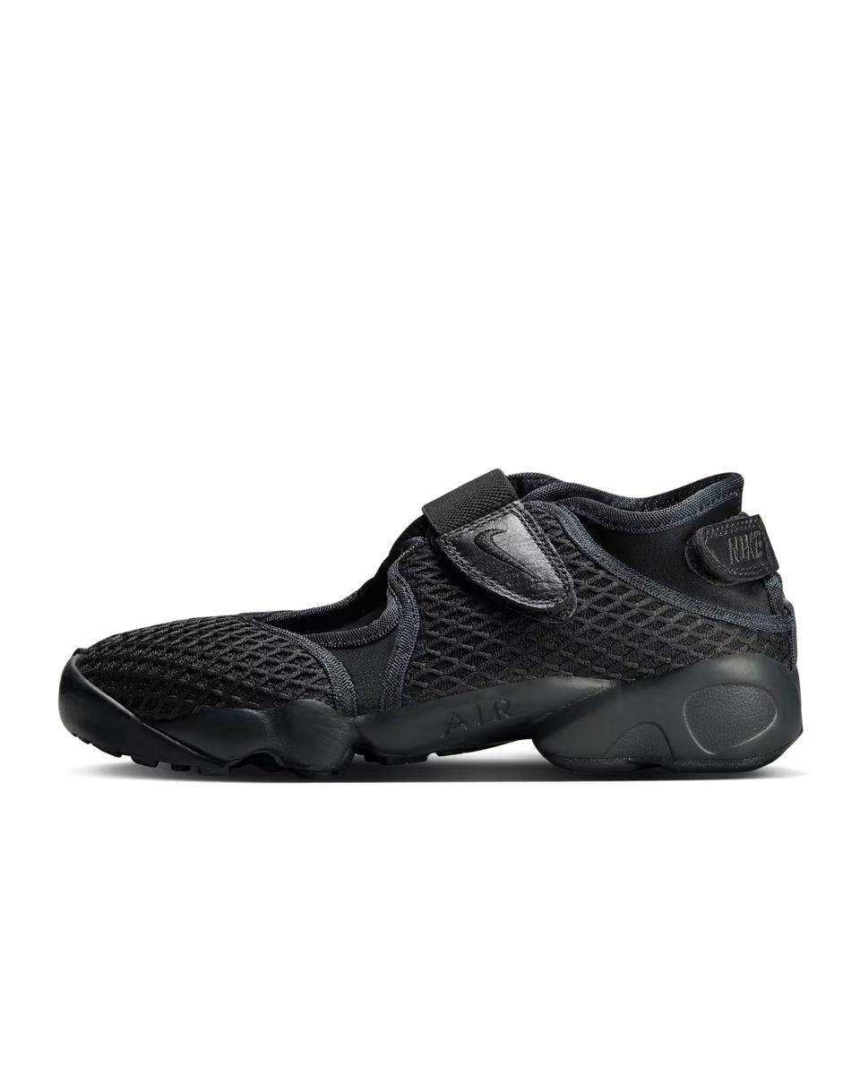 靴 NIKE AIR RIFT LEATHR BLACK New Nike Women's Air Rift Leather Shoes - Metallic Silver