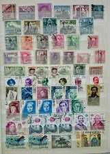 Collection de timbres Espagne, Portugal années 1940-70