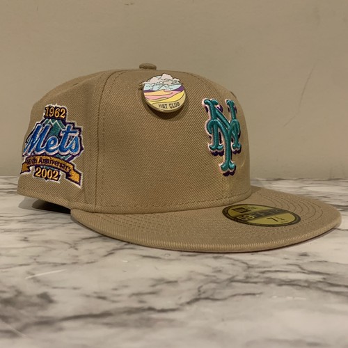 Rare Sandstorm Pink Brim UV NY Mets 