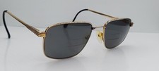 Vintage After Six Concorde Gold Oval Metal Sunglasses Japan FRAMES ONLY