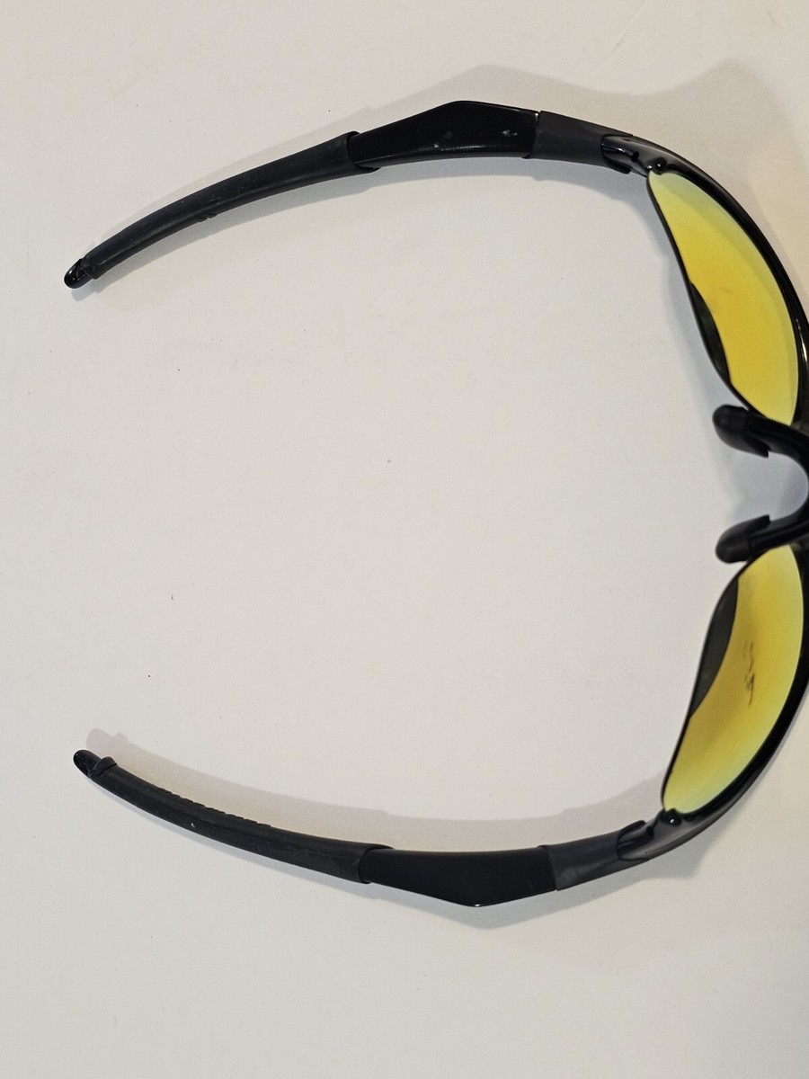 Oakley Half Jacket 1.0 Jet Black w/ Fire Iridium Lenses | eBay