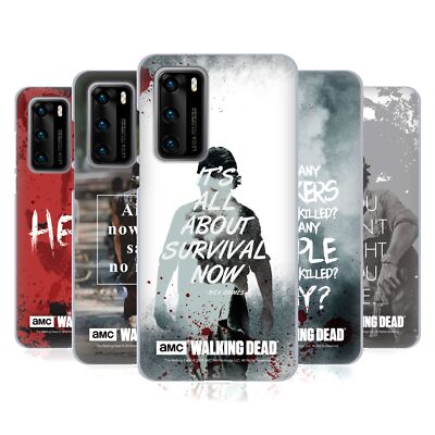 OFFICIAL AMC THE WALKING DEAD QUOTES SOFT GEL CASE FOR HUAWEI PHONES 4