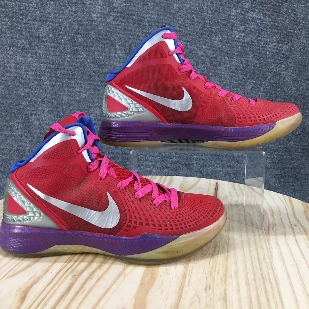 Nike Mens 8.5 Zoom Hyperdunk 2011 Supreme Sneakers 469776 Red | eBay