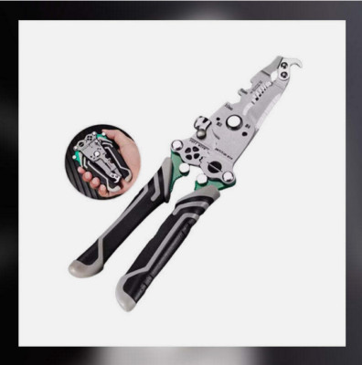 18 in 1 Foldable Wire Stripper New Multi-function Wire Stripping Pliers, 10 Inch