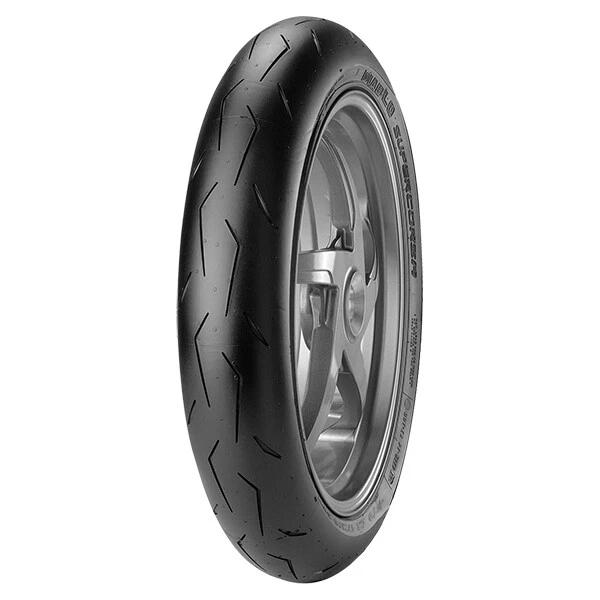 SET DE PNEUS PIRELLI 120/70-17 (58W) + 180/55-17 (73W) DIABLO SUPERCORSA BSB - Photo 2/4