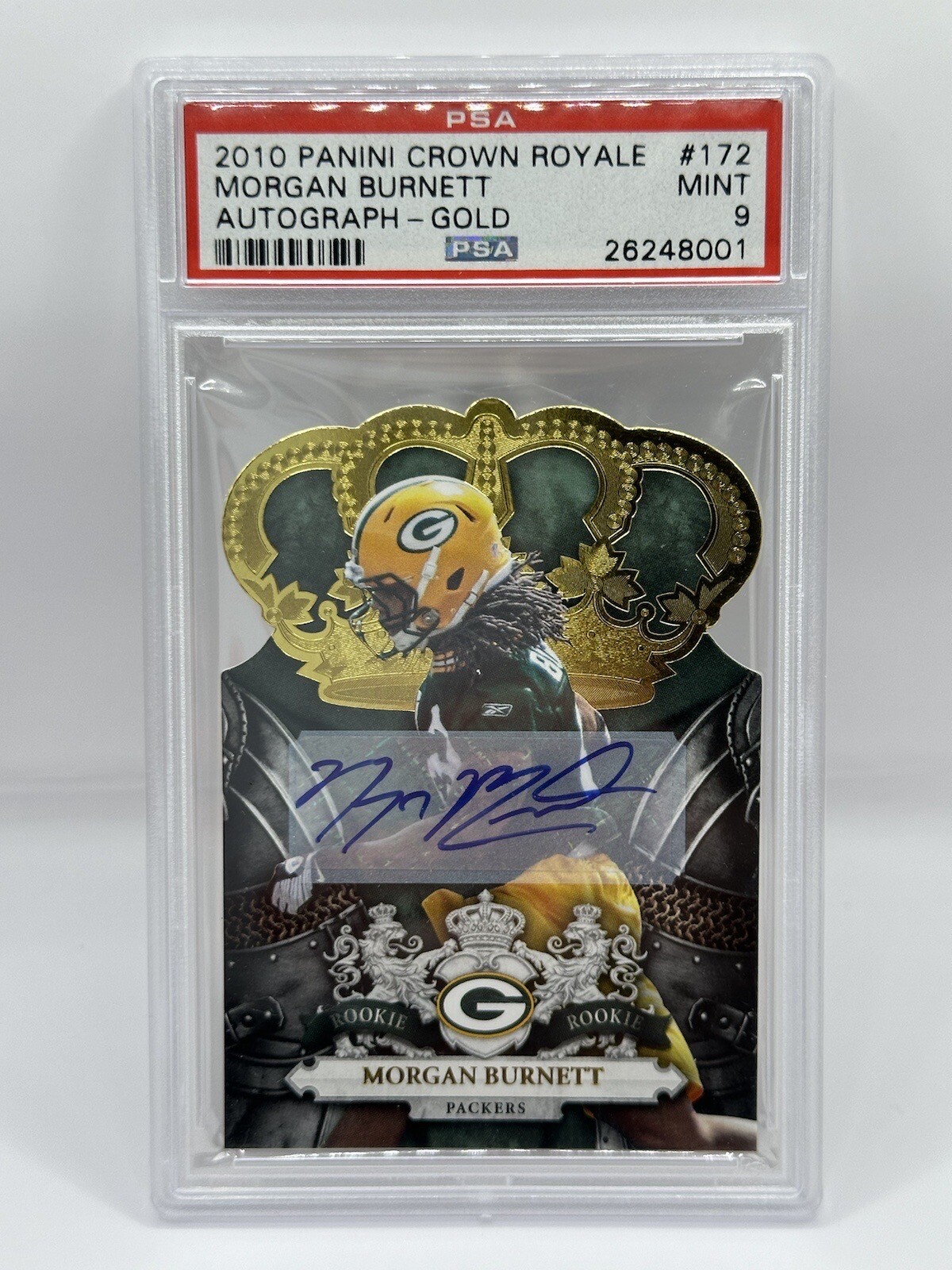 Morgan Burnett Panini Crown Royale #172 Autograph-Gold