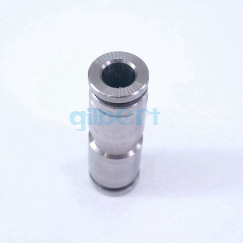 Fit Tube OD 4/6/8/10/12/14/16mm 304 Stainless Pneumatic Straight Pushfit Fitting - Picture 8 of 24