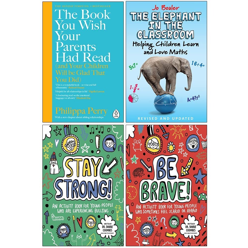 The Book You Wish Your Parents, Stay Strong! Mindful Kids, Be Brave! 4 Books Set