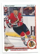 STEVE LARMER 1990-91 UPPER DECK CARD NM-MT CONDITION